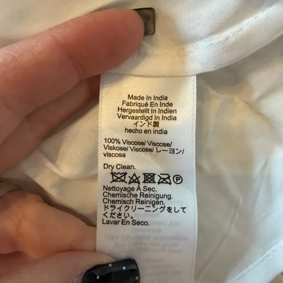 New! J. Crew Amelia Long Sleeve Cotton Poplin‎ Shirt Dress White 25206 - Picture 14 of 16